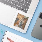 Edgar Degas - Après le bain (Femme'essuyant) Aufkleber (Laptop mit iPhone)