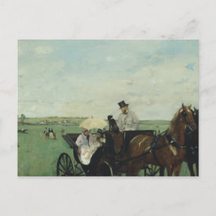 Edgar Degas - Auf dem Land Postkarte