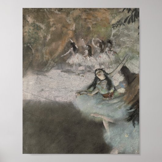 Edgar Degas, auf der Bühne, 1876-1877 Poster (Vorne)
