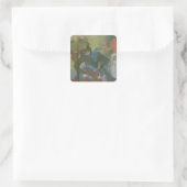 Edgar Degas | Auf der Milliner's, c.1898 Quadratischer Aufkleber (Tasche)