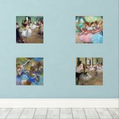 Edgar Degas - Auswahl der Meisterwerke Bilderwand Sets (Holzboden)