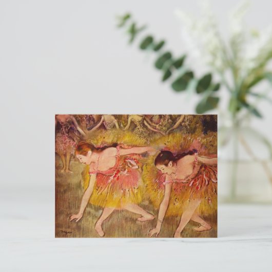 Edgar Degas Ballerina Postcard Postkarte (Stehend Vorderseite)
