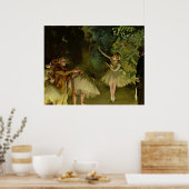 Edgar Degas - Ballet 1875 Dancer Dance girls tutu Poster (Küche)