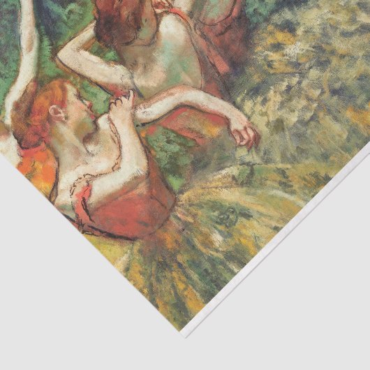 Edgar Degas Ballet Ballerina Art Print Seidenpapier (Ausschnitt)