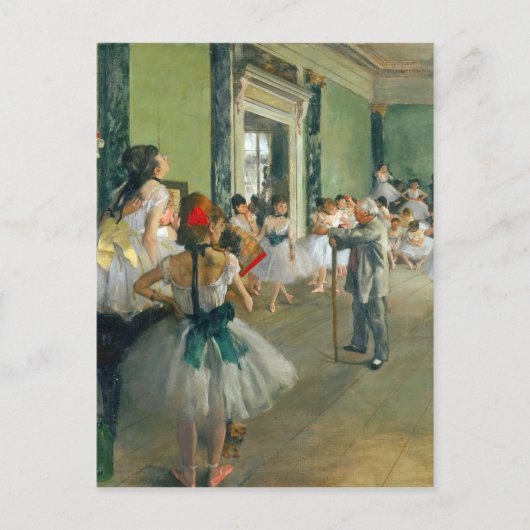 Edgar Degas - Ballet Class Postkarte (Vorderseite)
