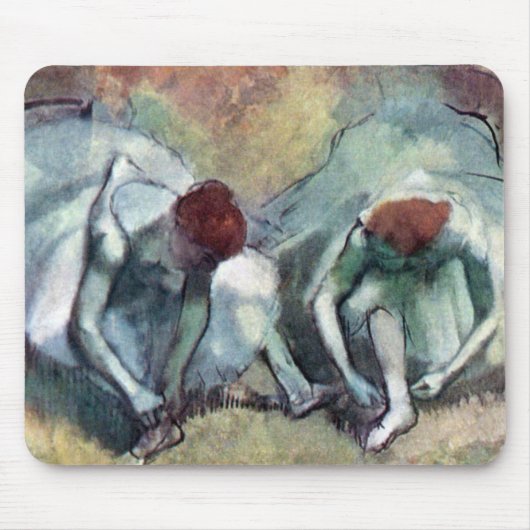 Edgar Degas - Ballet Dancers Tying Shoes Mousepad (Vorne)