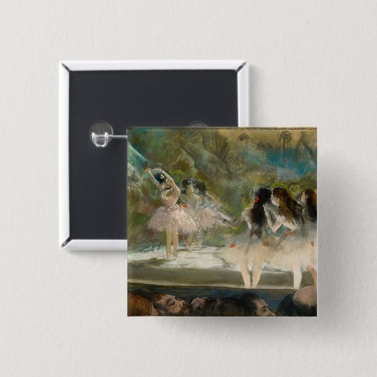 Edgar Degas - Ballett an der Pariser Oper Button (Vorne & Hinten)