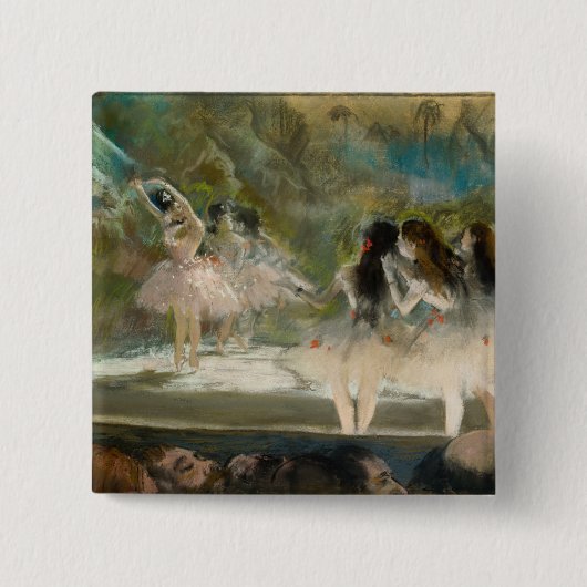 Edgar Degas - Ballett an der Pariser Oper Button (Vorderseite)