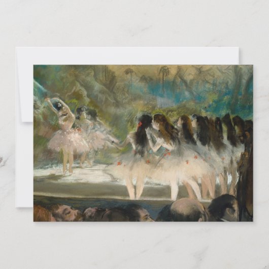 Edgar Degas - Ballett an der Pariser Oper Dankeskarte (Vorderseite)