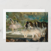 Edgar Degas - Ballett an der Pariser Oper Dankeskarte (Vorne/Hinten)