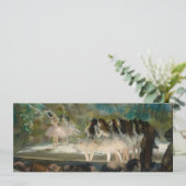 Edgar Degas - Ballett an der Pariser Oper Einladung (Stehend Vorderseite)