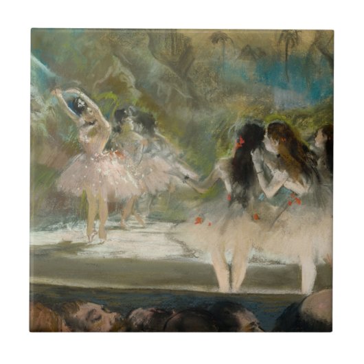 Edgar Degas - Ballett an der Pariser Oper Fliese (Vorderseite)
