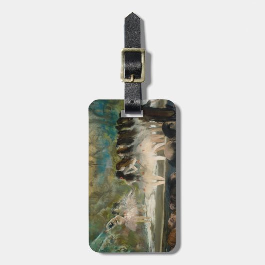 Edgar Degas - Ballett an der Pariser Oper Gepäckanhänger (Vorderseite vertikal)