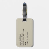 Edgar Degas - Ballett an der Pariser Oper Gepäckanhänger (Rückseite vertikal)