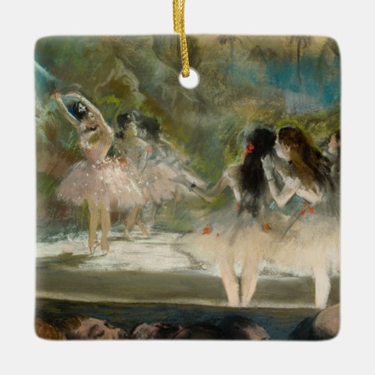 Edgar Degas - Ballett an der Pariser Oper Keramikornament (Vorderseite)