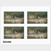 Edgar Degas - Ballett an der Pariser Oper Rechteckiger Aufkleber (Blatt)