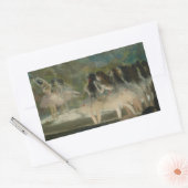 Edgar Degas - Ballett an der Pariser Oper Rechteckiger Aufkleber (Umschlag)