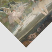 Edgar Degas - Ballett an der Pariser Oper Seidenpapier (Ausschnitt)