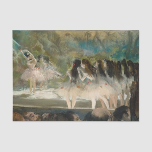 Edgar Degas - Ballett an der Pariser Oper Seidenpapier (Vorderseite)