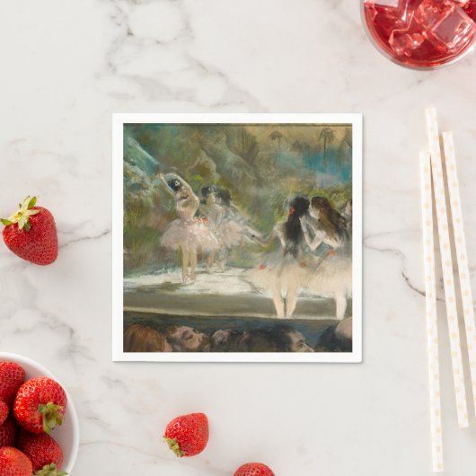 Edgar Degas - Ballett an der Pariser Oper Serviette (Beispiel)