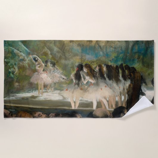 Edgar Degas - Ballett an der Pariser Oper Strandtuch (Vorderseite)