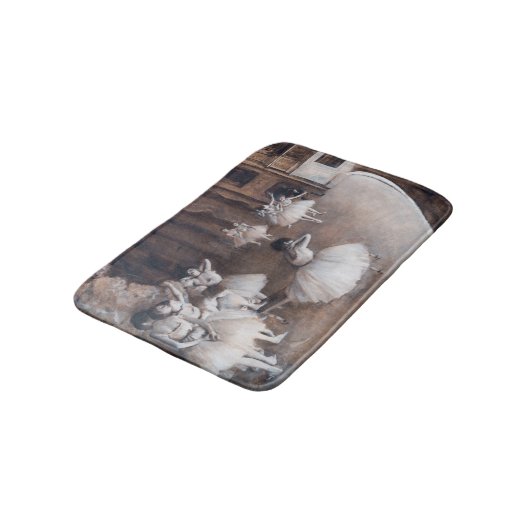 Edgar Degas - Ballett-Probe auf Bühne Badematte (Schrägansicht)