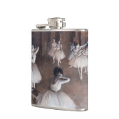 Edgar Degas - Ballett-Probe auf Bühne Flachmann (Links)