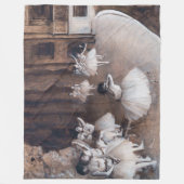 Edgar Degas - Ballett-Probe auf Bühne Fleecedecke (Vorderseite)