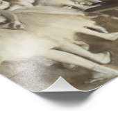 Edgar Degas - Ballett-Probe auf Bühne Fotodruck (Ecke)