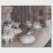Edgar Degas - Ballett-Probe auf Bühne Geschenkpapier (Flach)