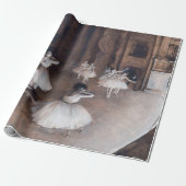 Edgar Degas - Ballett-Probe auf Bühne Geschenkpapier (Ungerollt)