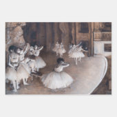 Edgar Degas - Ballett-Probe auf Bühne Geschenkpapier Set (Vorderseite 3)