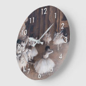 Edgar Degas - Ballett-Probe auf Bühne Große Wanduhr (Winkel)