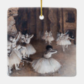 Edgar Degas - Ballett-Probe auf Bühne Keramikornament (Rückseite)