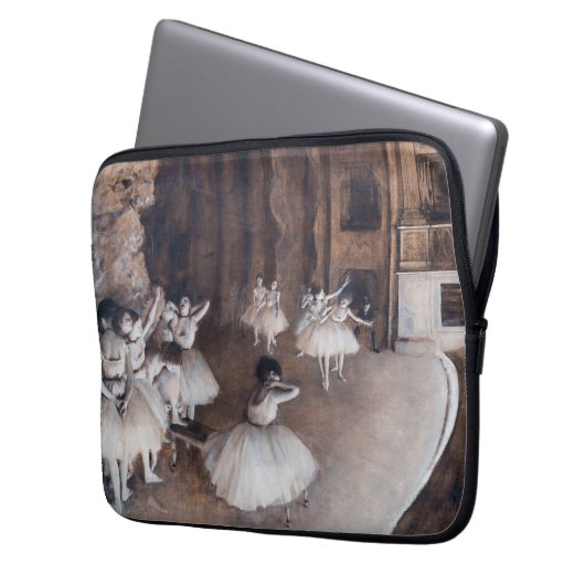 Edgar Degas - Ballett-Probe auf Bühne Laptopschutzhülle (Vorderseite Links)