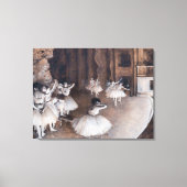 Edgar Degas - Ballett-Probe auf Bühne Leinwanddruck (Vorderseite)