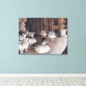 Edgar Degas - Ballett-Probe auf Bühne Leinwanddruck (Insitu (Holzboden))