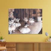 Edgar Degas - Ballett-Probe auf Bühne Leinwanddruck (Insitu (Wohnzimmer))