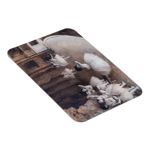 Edgar Degas - Ballett-Probe auf Bühne Magnet (Rechte Seite)