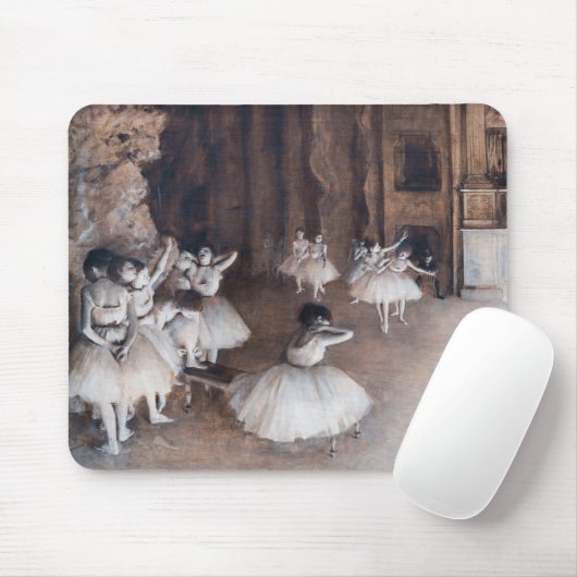 Edgar Degas - Ballett-Probe auf Bühne Mousepad (Mit Mouse)