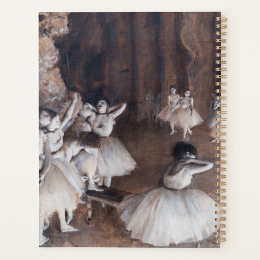 Edgar Degas - Ballett-Probe auf Bühne Planer (Rückseite)