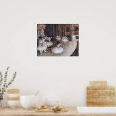 Edgar Degas - Ballett-Probe auf Bühne Poster (Küche)