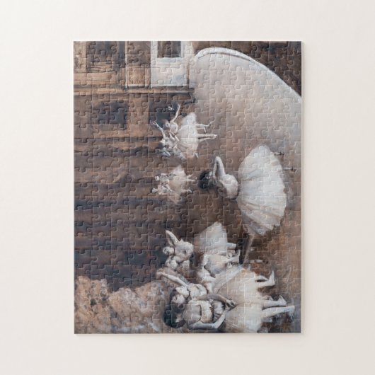 Edgar Degas - Ballett-Probe auf Bühne Puzzle (Vertikal)