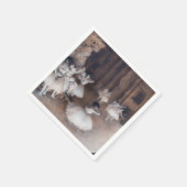 Edgar Degas - Ballett-Probe auf Bühne Serviette (Ecke)