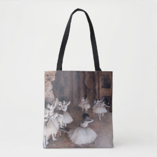 Edgar Degas - Ballett-Probe auf Bühne Tasche