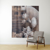 Edgar Degas - Ballett-Probe auf Bühne Wandteppich (Beispiel)