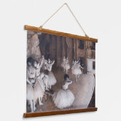 Edgar Degas - Ballett-Probe auf Bühne Wandteppich Mit Holzrahmen (Gewinkelt)