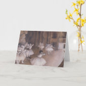 Edgar Degas | Ballett-Probe auf der Bühne, 1874 Karte (Gelbe Blume)