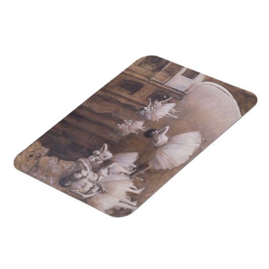 Edgar Degas | Ballett-Probe auf der Bühne, 1874 Magnet (Linke Seite)