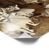 Edgar Degas - Ballett-Probe über Bühne Fotodruck (Ecke)